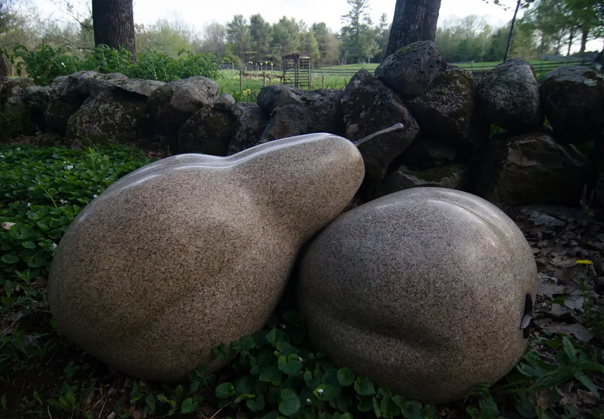 Pear Pair Bench, view 2